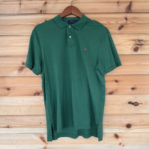 Polo Ralph Lauren Shirts Polo Ralph Lauren Mens Hunter Green Pima Polo Ralph Lauren Shirts Polo Ralph Lauren Mens Hunter Green Pima